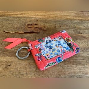 NWOT Vera Bradley keychain coin purse